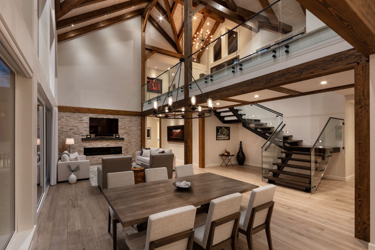 Timberframe Architecture Interior by Shawn Talbot