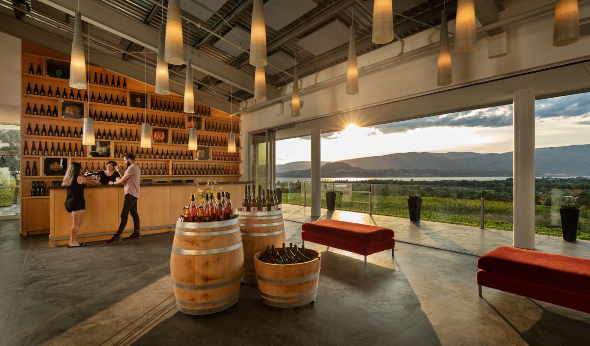Winery architectural photographer of Tantalus Vineyards in Kelowna BC