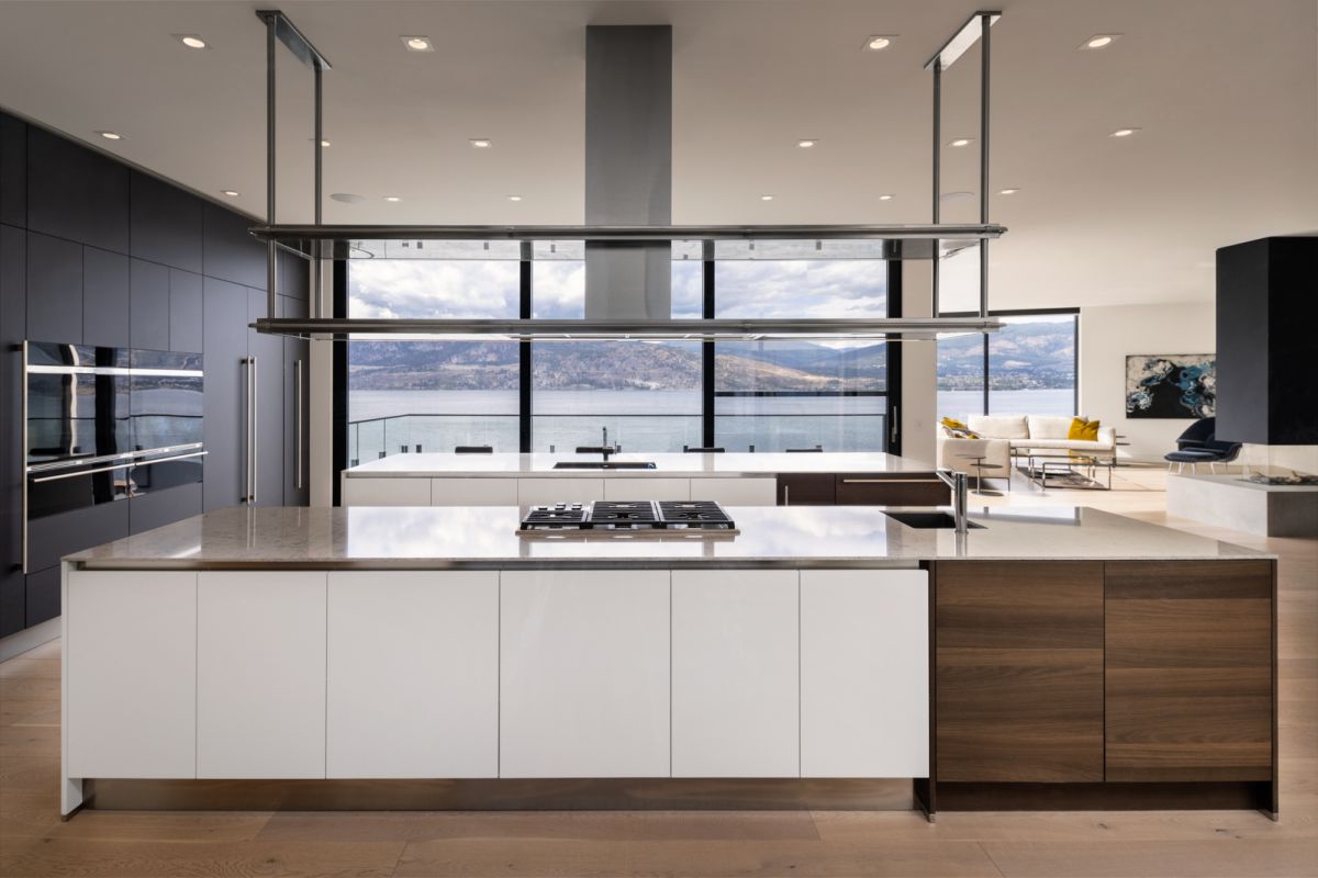 Luxury residential kitchen interior architectural photograph
