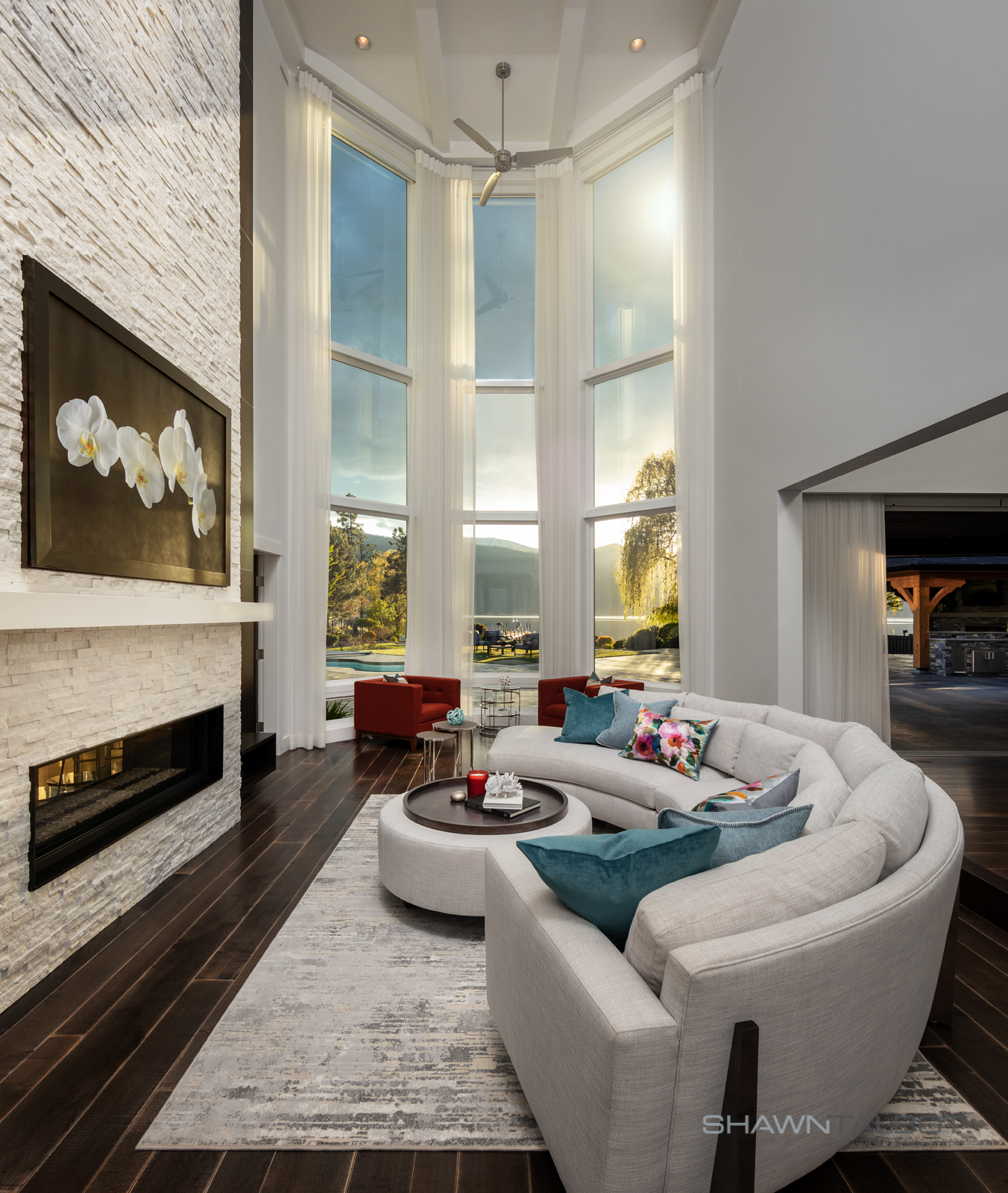 Shawn Talbot Architectural Photographer Living Room Lighting Interior