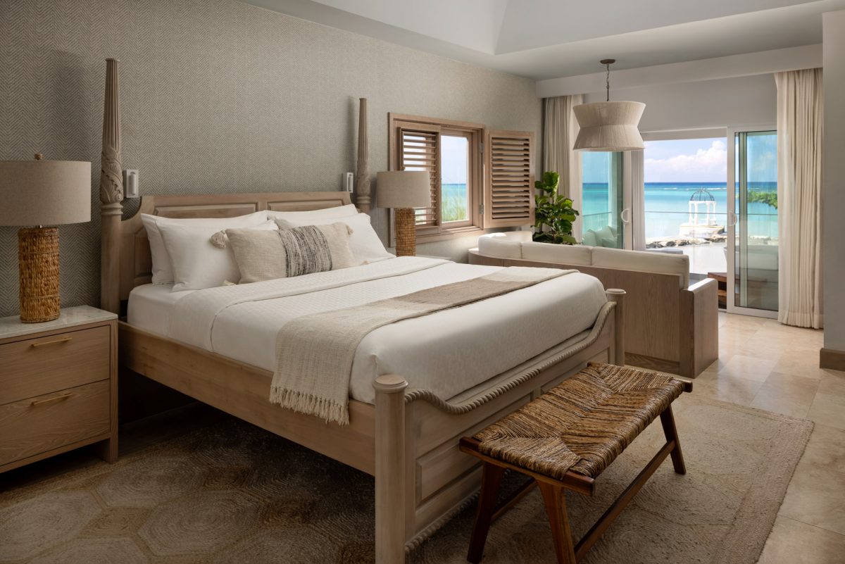 Sandals-SMB-Room Sandals Resorts Montego Bay Luxury Resort Bedroom photograph by Shawn Talbot